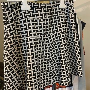 Diane hon furstenburg black and white mini